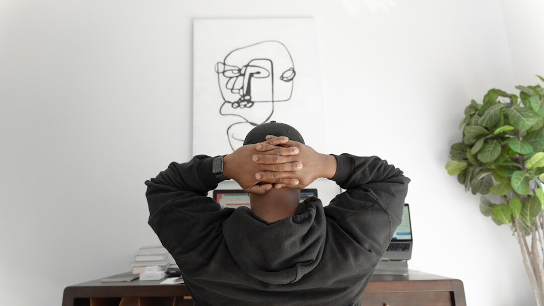 person reflecting on life goals