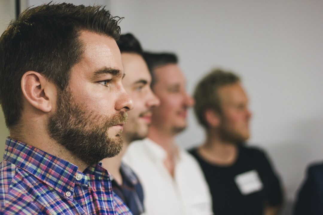 diverse group in personal development workshop